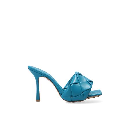 Bottega Veneta High Heel Sandaler Blå, Dame Stiletter, Størrelse: 36 1/2 EU