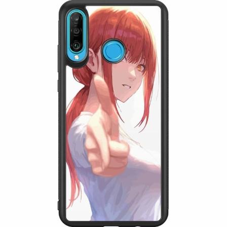 Huawei P30 Lite Svart Skal Makima Chainsaw Man