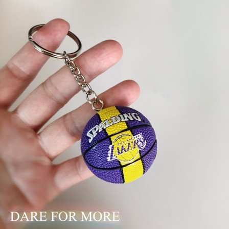 Volleyball Nøglering Vedhæng Fodbold Strandbold Basketball Nøglering Kæde