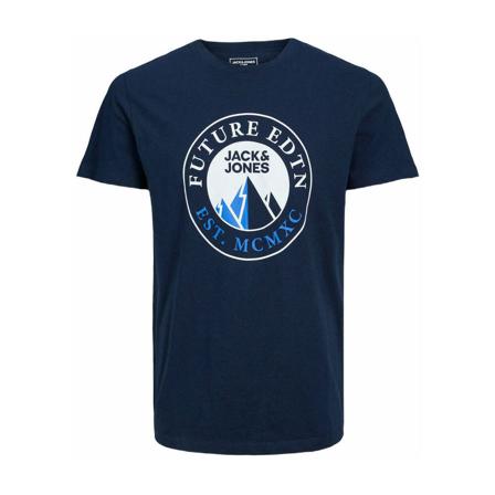 Jack & Jones, T-Shirts Blauw, Heren, Maat:XL