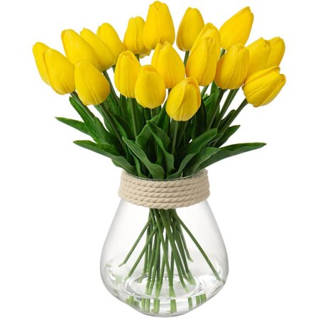 10 Pakke Kunstige Tulipaner Ægte Touch Kunstige Blomster Bulk Falske Tuli