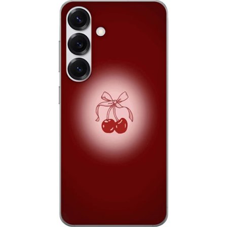 Kompatibelt Mobilskal till Samsung Samsung Galaxy S25 körsbärsdesign