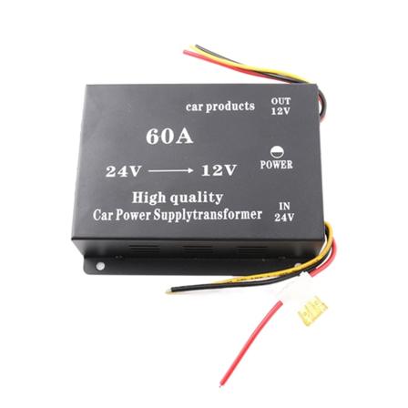 Høyeffekt bussspenningsreduksjon 24V til 12V med Memory Step Down Converter 60A strømforsyningsadapter Automatiske beskyttelser