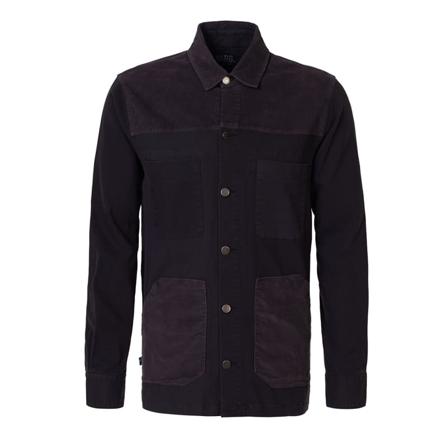 Varg Men's Haga Shirt Jacket Men long-sleeved shirts Black S