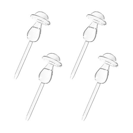 Vanningskule i glass for planter - Vanningskuler S-4-pakning Plantevanner for innendørs bruk A