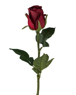Kunstplante Rose Rød