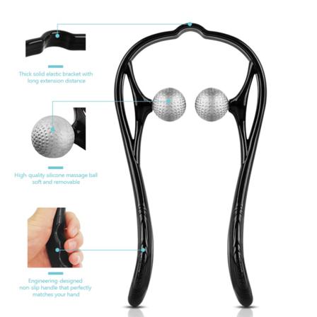 Massageverktyg Nacke Svart