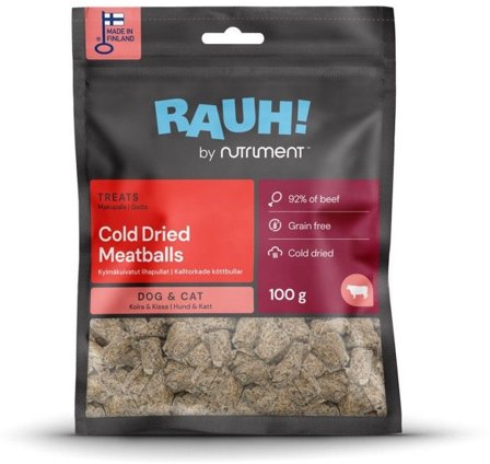 RAUH! Kalltorkade Köttbullar 100 g