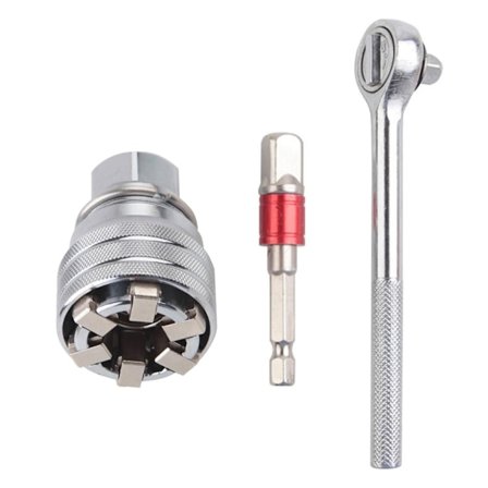 Säädettävä hylsyavain 10mm-19mm 3/8 tuuman räikkä kotitalouskäyttöön