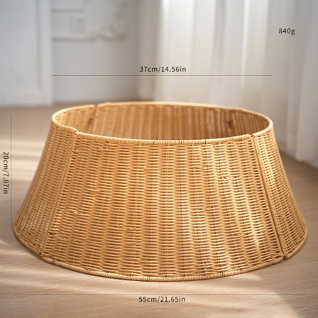 Julgransring, Julgransfot, Staket, Handgjord Vävd Korg, Julgransprydnad, Dekoration