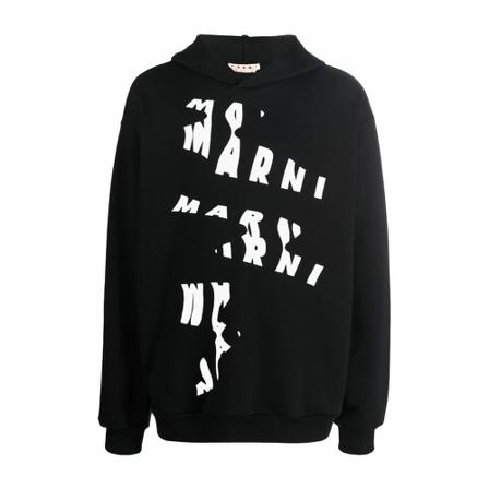 Marni, Fleece Zwart, Heren, Maat:L