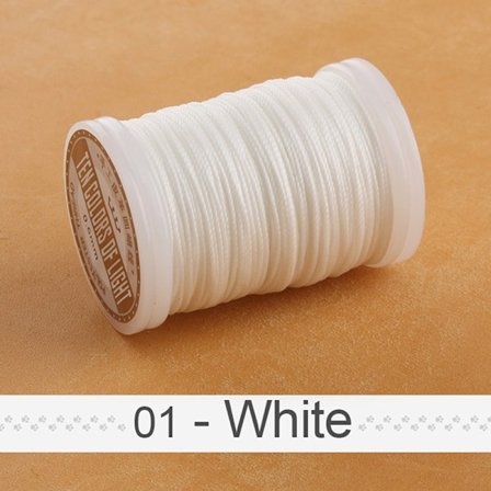 2021 Læderhåndværkssyning Læder rund vokstråd 0,6 mm rund