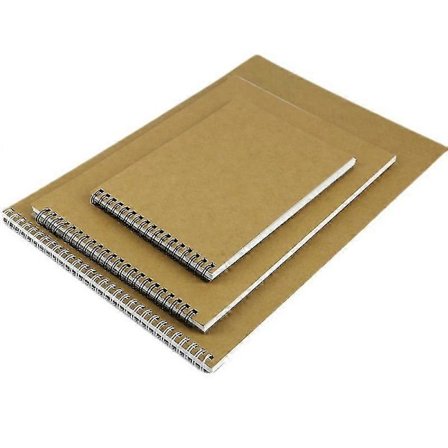 Skissebok med mykt omslag, papirskissebok, notisblokk, kontor- og skoleutstyr