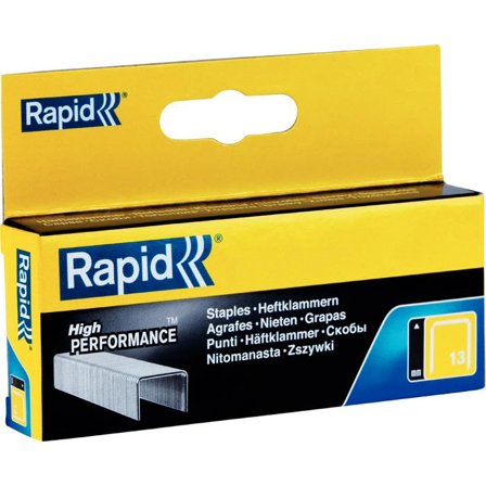 Rapid Nr 13 Stifteklammer Stål 2500-pakn. 4 mm, Innfesting