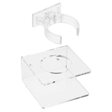 1. vægmonteret lyssabel opbevaringsstativ Husholdningssværdsholder (transparent) Transparent 10x10x6cm