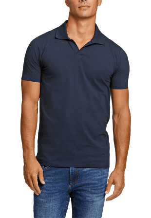 Lindbergh Stretch polo shirt S/S Överdelar Herr Blå XXL