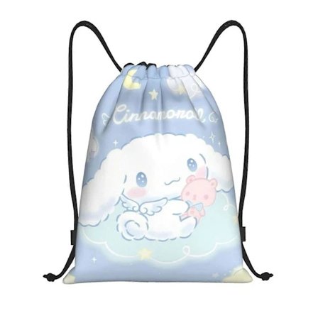 Cinnamoroll (7) Dragskoväska Studentlomme Gutt Jente Ryggsekk Oppbevaring-ML2207 M