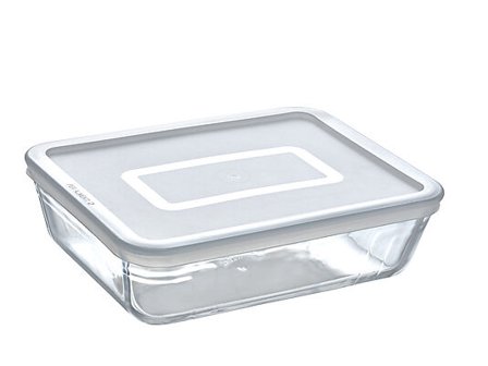 PYREX Fat med lokk Cook & Freeze 27x22x9cm 4l Glass