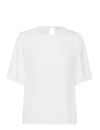Silk Tee T-shirts & Tops Short-sleeved Hvit Filippa K