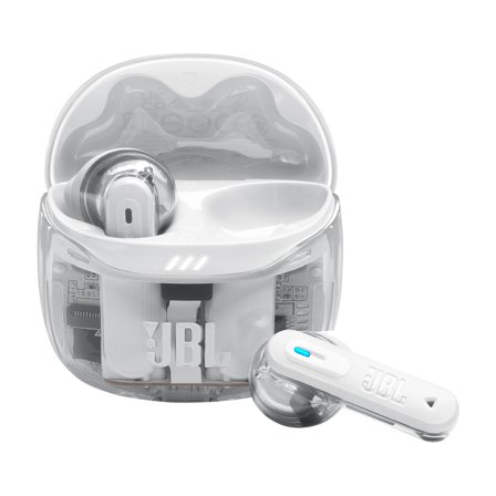 JBL - Hodetelefoner in-ear Tune Flex 2 - Ghost White Hvit