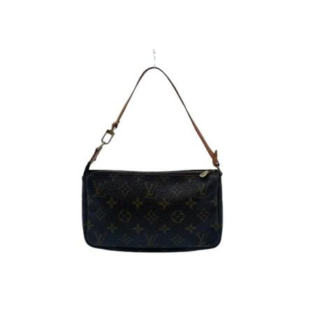 Louis Vuitton Vintage, Pre-owned Coated canvas louis-vuitton-bags Bruin, Dames, Maat:ONE Size,leather