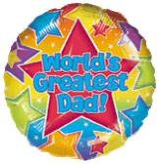 Heliumballong worlds greatest dad - Kalaslagret.se