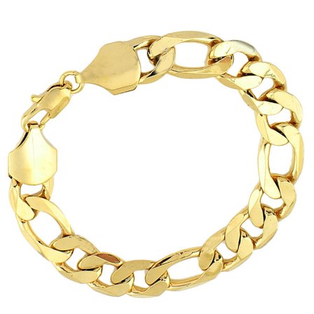 18K Guld FILLED gulddoublé armband 12mm*200mm