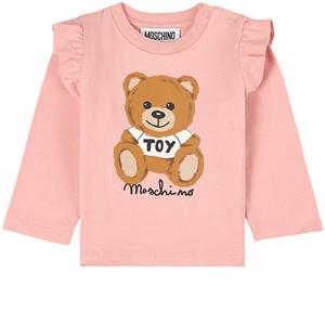 Moschino Branded Graphic T-shirt Sugar Rose - Tops - 3-4 years - Pink - Mädchen