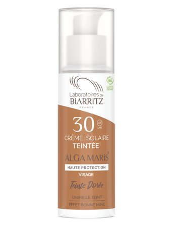 Laboratoires de Biarritz Laboratoires De Biarritz Suncare Tinted Face Sunscreen Spf30 Golden - Nude - 50 ml