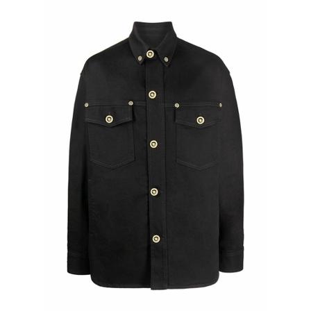 Versace - Sommarjackor - Svart - Herr - Storlek: S, Herr, Storlek: S