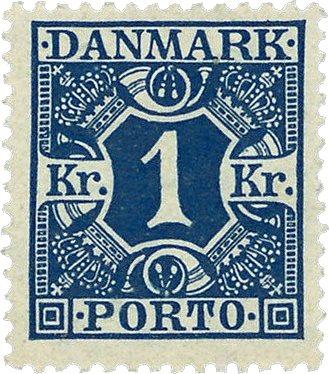 Danmark 1921 - Portomærke AFA 15 - Ubrugt