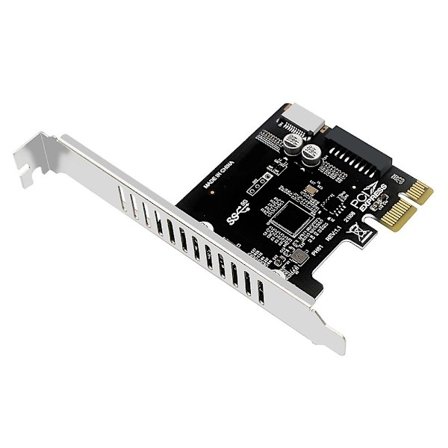 PCI-kort PCIe til USB3 Type-E Front Type-C 19p Udvidelseskort Kompatibel PCI-E X1 X4 X8 X16 Interface