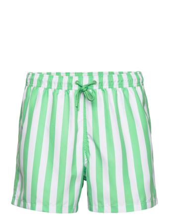 Borg Print Swim Shorts Green Björn Borg