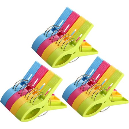 Strandhanddukar Pegs Clips Quilt Clips, Stor storlek Ljus färg DXGHC