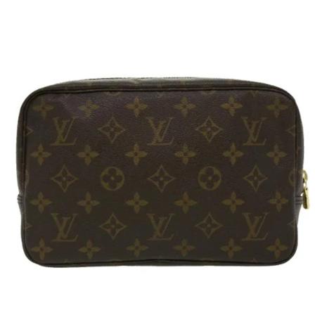 Louis Vuitton Vintage, Brown Canvas Louis Vuitton Trousse Toilette Bruin, Dames, Maat:ONE Size