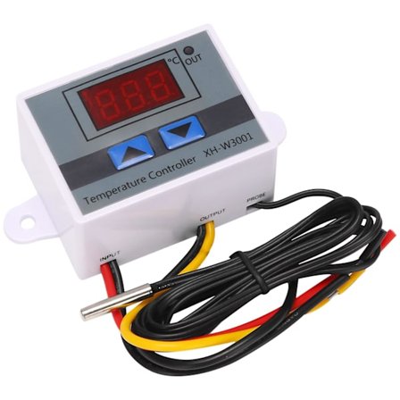 220v Digital Led Temperaturkontroller 10a Termostatkontroll Med Bryter Digital Display Inkubati