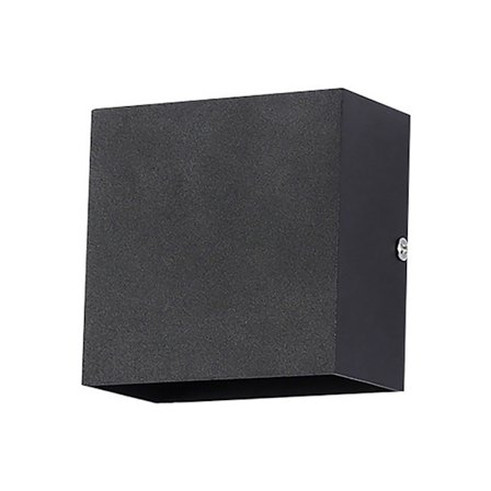 Modern LED Vägglampa Aluminium Inomhuslampa Svart 10W 6000K för Sovrum Hall