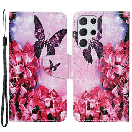 Wonderland Samsung Galaxy S22 Ultra fodral -Röd