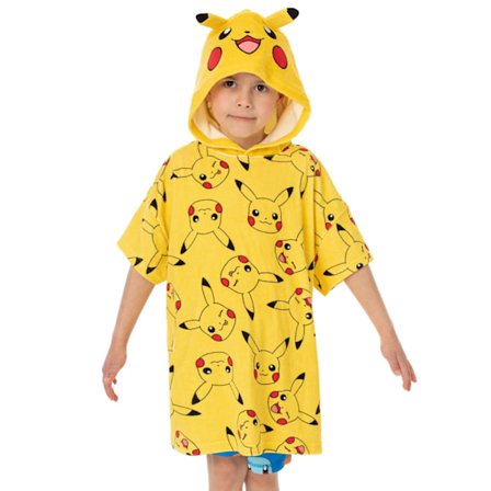 Pokemon Barn/Barn Pikachu Huvhandduk 3-6 År Gul