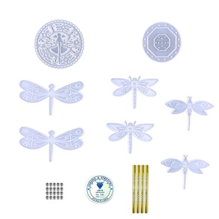 Silikoneform til DIY nøglering vedhæng charms epoxy resin smykke