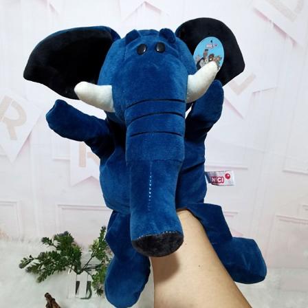 Forældre-barn interaktiv bugtalerdukke Blue Coggiri