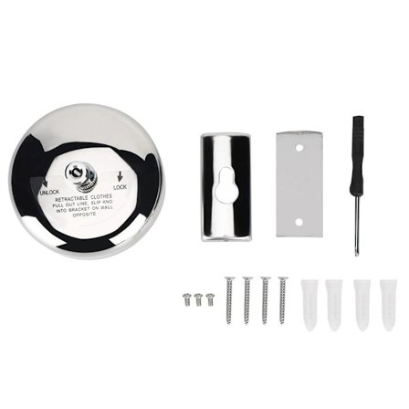 2,8 m ruostumattomasta teräksestä valmistettu pyykkinaru kylpyhuoneeseen KLB