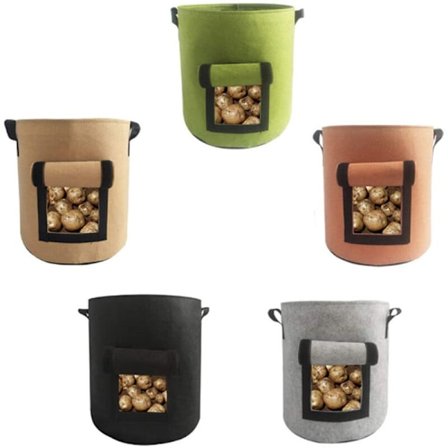 4 Gallon Kartoffelplanter med Klap Håndtag og Rem til Løg Kartoffel Gulerod