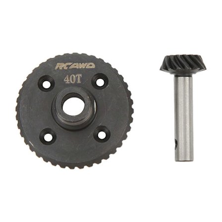 Steel Bevel Gear Set 40T 14T Replacement for 1/10 4WD RC Model Car