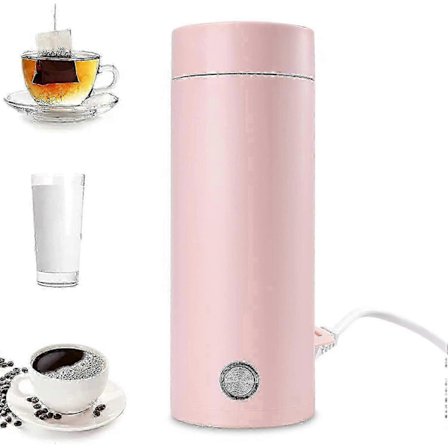 Pieni sähköinen matkakeitin 400ml teetä, maitoa, kahvia varten automaattisella virrankatkaisulla_Kvalitetsgåvor