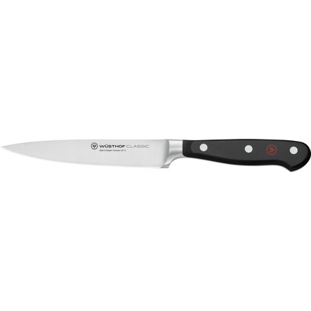 Wüsthof Classic Universalkniv 14 cm' - 'Svart og stål