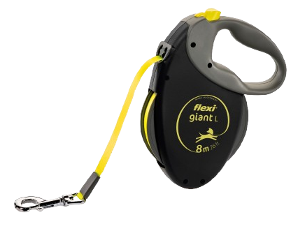 Flexi - Bånd Giant Band Black Large, 8 m - Hund - Halsbånd - ZOO.no