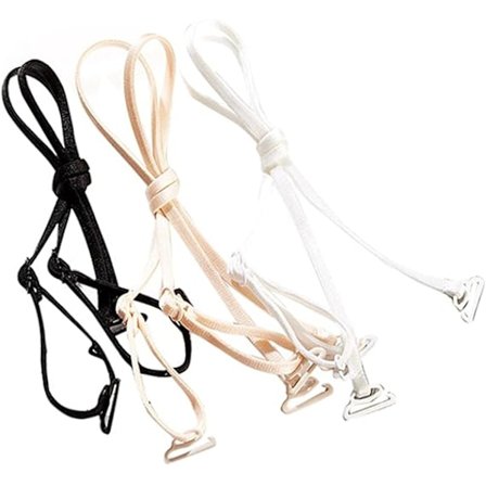 BH-stropperstatning Justerbar - Dekorativ Tynd Aftagelig Snøre BH-skulderrem Aftagelige Lingeri-stropper