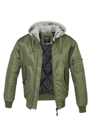 Giacca Brandit MA1 Verde/Grigio S