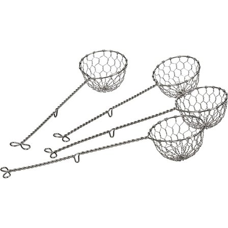 Rustfri stål fondueske med drypbakke